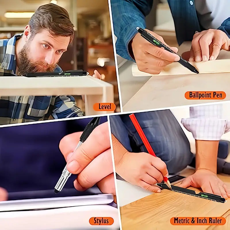 9 IN 1 MultiTool Pen- Engineering Pen -a gift for him
