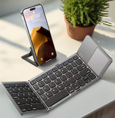 لوحة مفاتيح بلوتوث قابلة للطي
