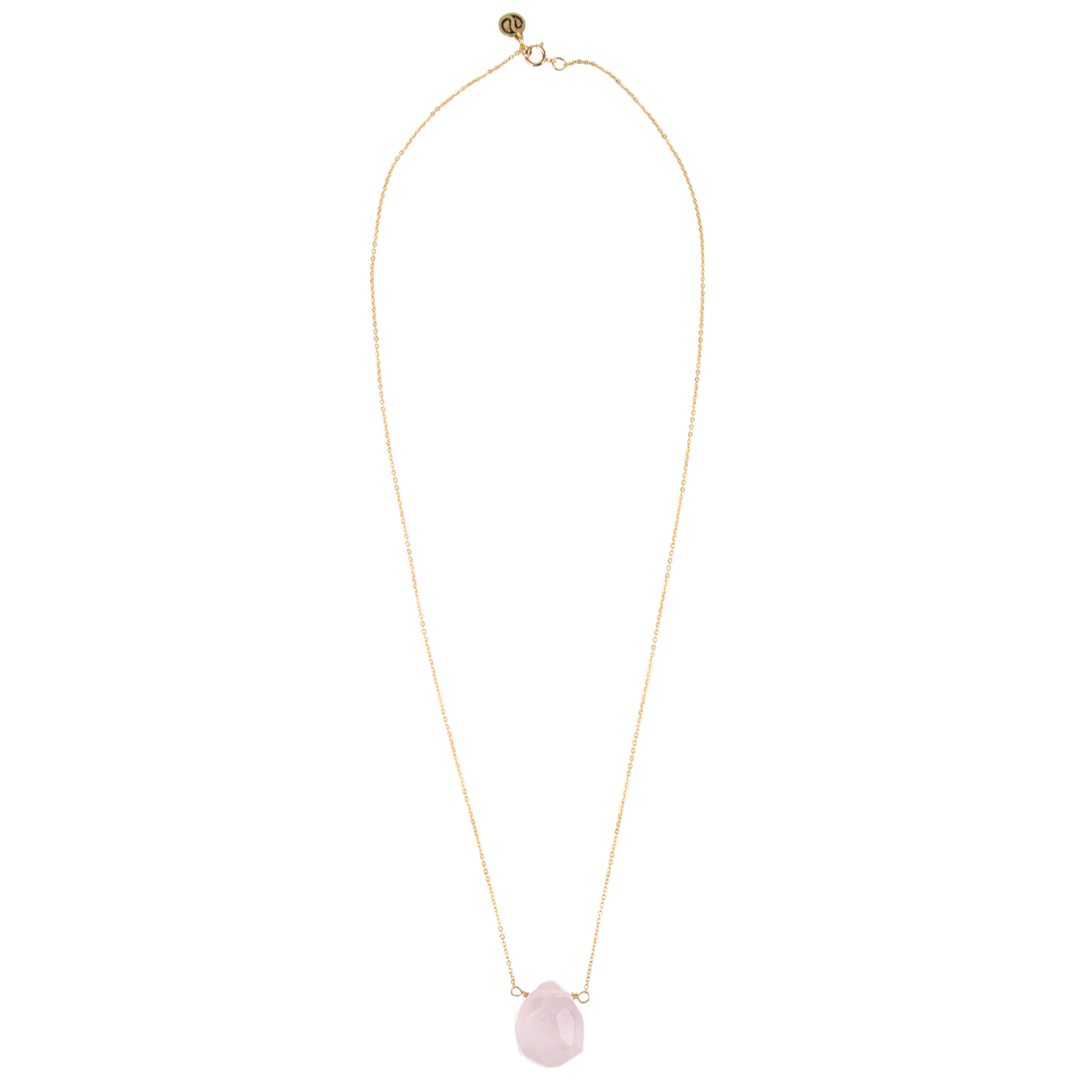 Rose Quartz Crystal Necklace