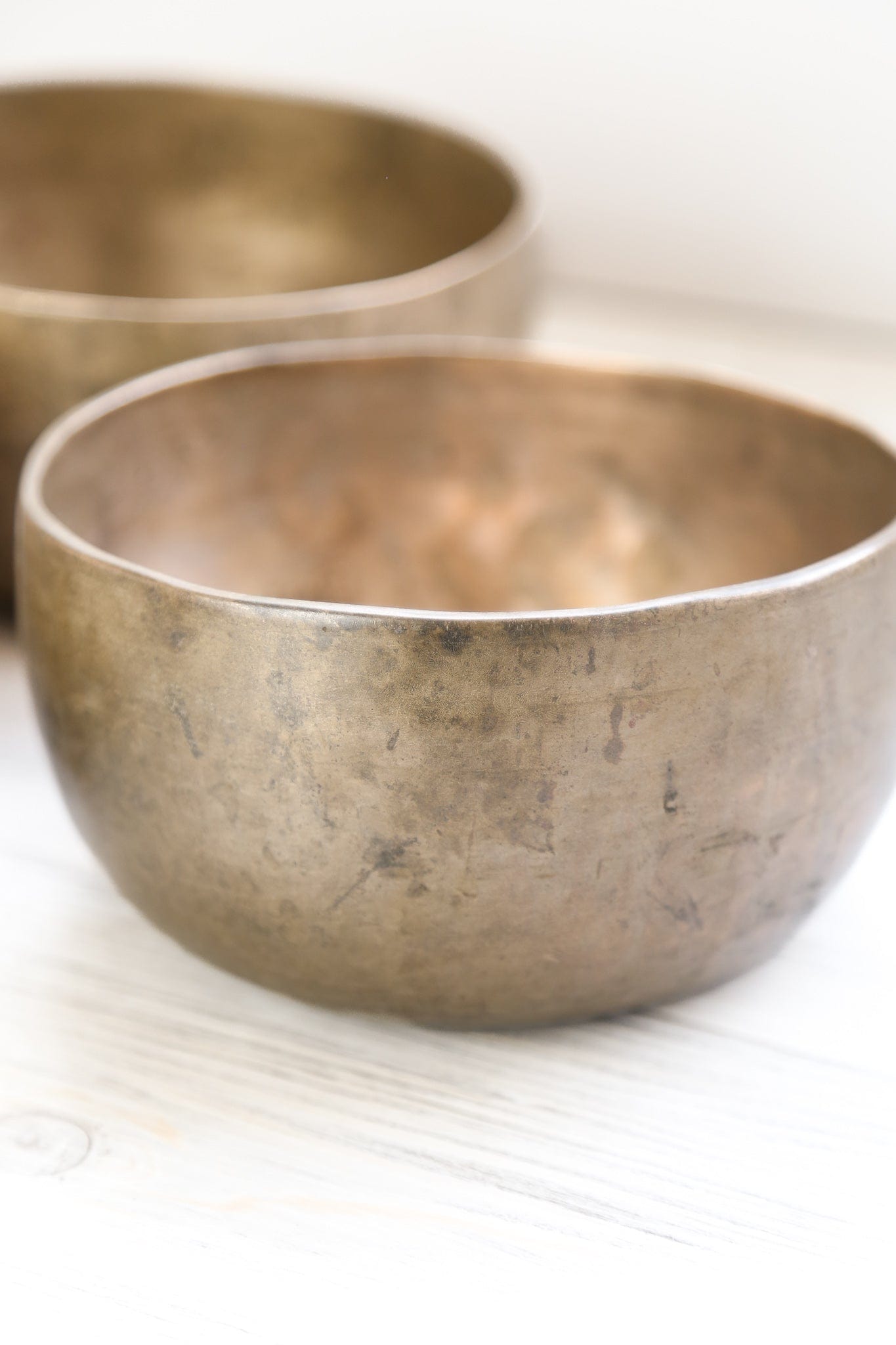 Singing Bowls Antique Thado Singing Bowl Set of 3 - Healing & Transformation oldbowl660