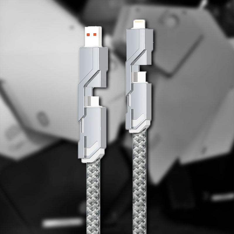 4 in 1 Fast Charge Cable  (One Fits All Your Devices)