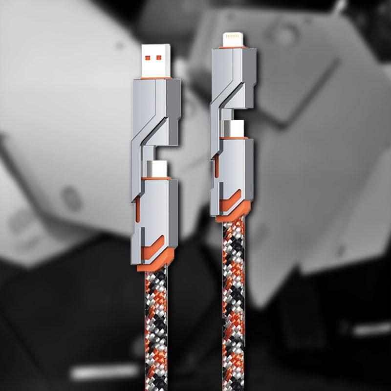 4 in 1 Fast Charge Cable  (One Fits All Your Devices)